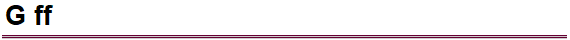 G ff