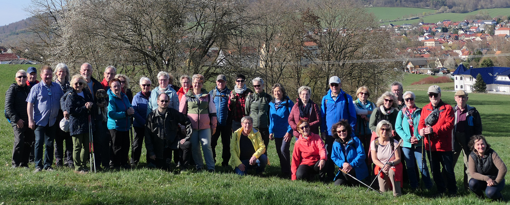 Die Teilnehmer des Wandertages am 11.04.2026